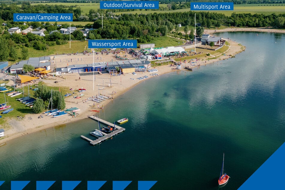 In der Schladitzer Bucht könnt Ihr Euch auf dem "Outdoor Testival" sowohl Samstag (10 bis 18 Uhr) als auch Sonntag (10 bis 17 Uhr) so richtig austoben!