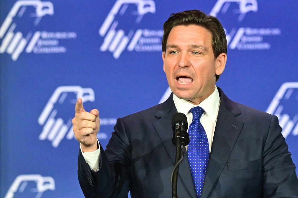 In a recent interview, Florida Governor Ron DeSantis defended a promise he made to "slit the throats of federal bureaucrats" if he wins the presidency.