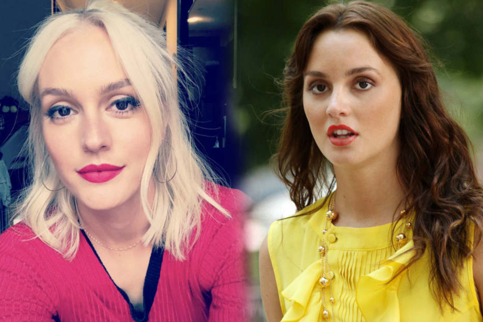 "Gossip Girl"-Star Leighton Meester (31) trägt jetzt platinblonde Haare.