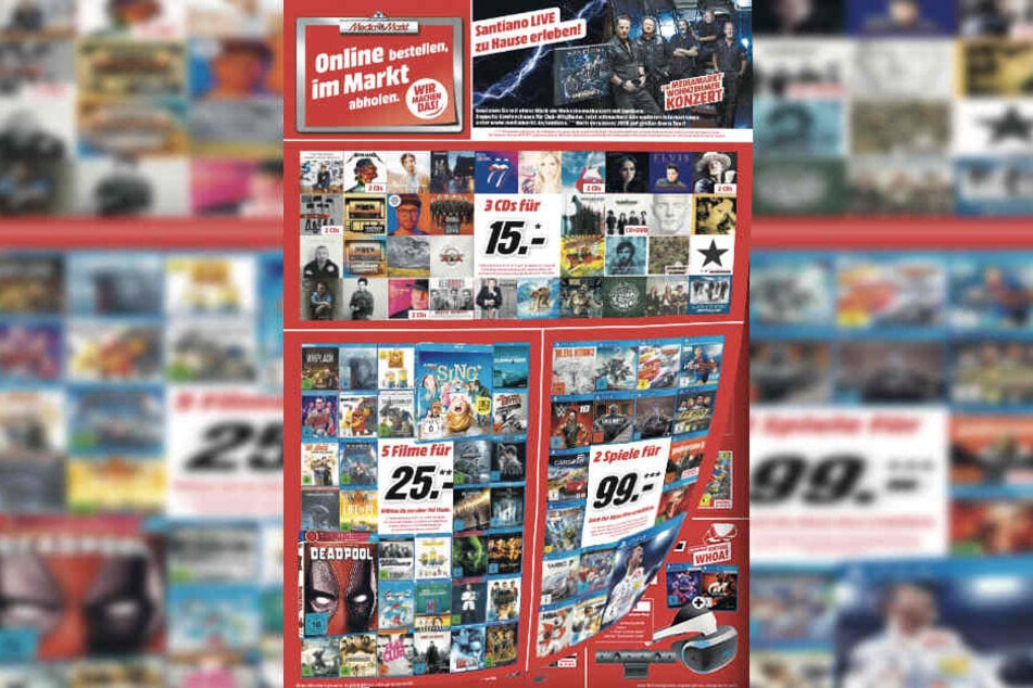 Spiele, Filme oder Musik - mit dem Angebot vergesst Ihr den tristen Herbst! Mehr Angebote im Prospekt!