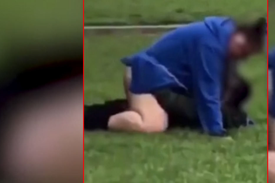 Im Park ging es in aller Öffentlichkeit heiß her.