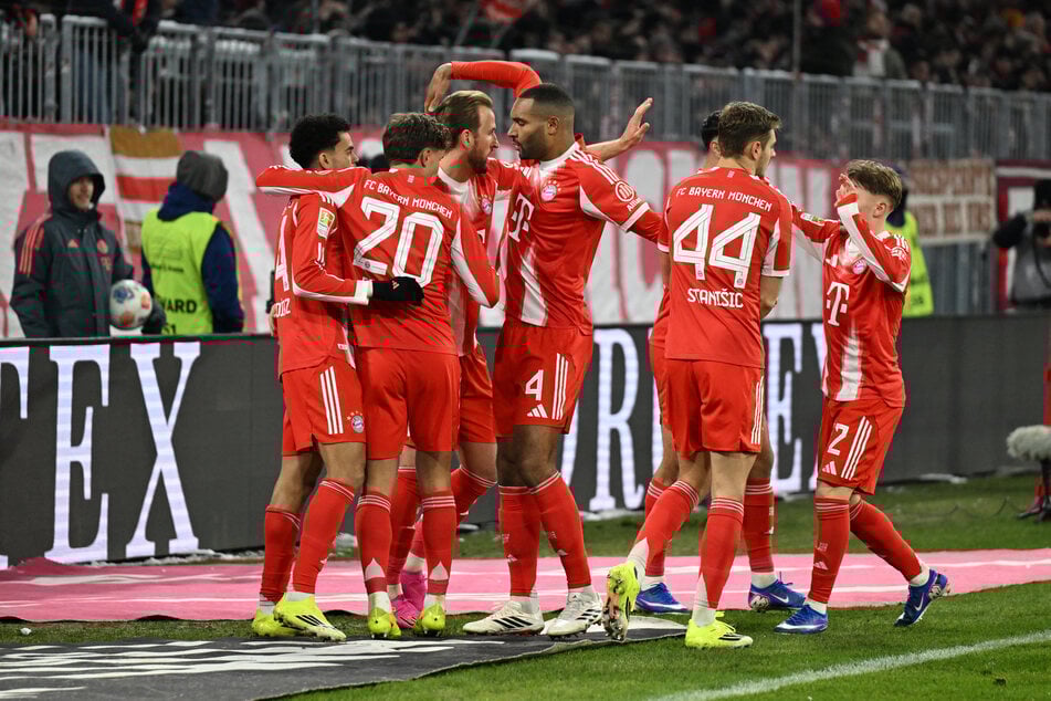 Die Bayern konnten sich am Sonntag ganze acht Mal freuen!