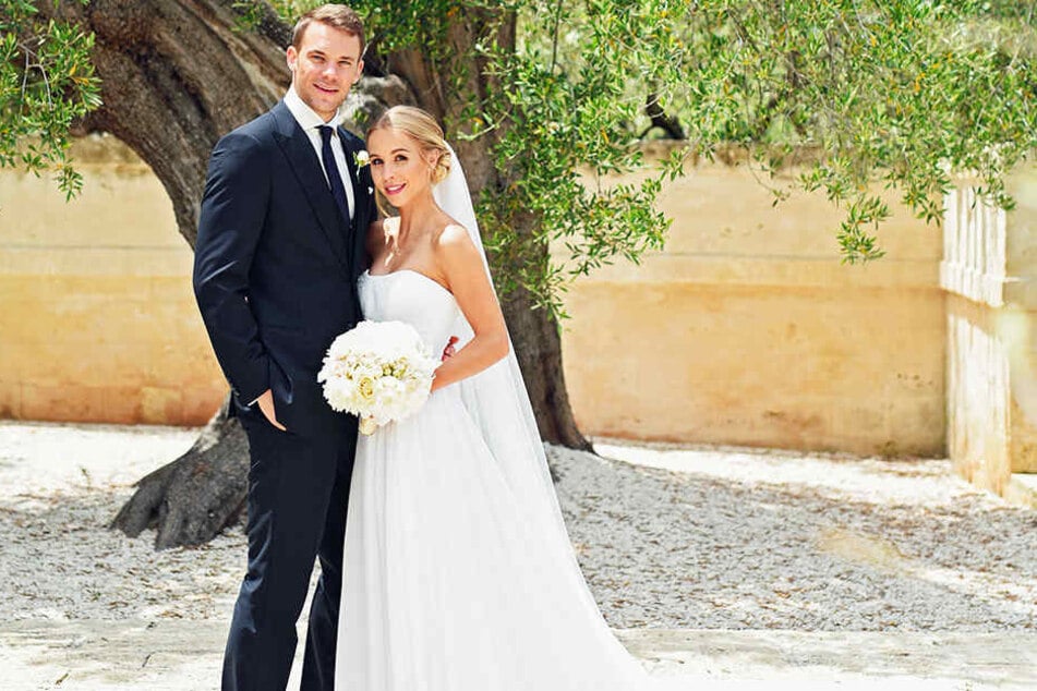 Traumhochzeit am 21. Mai 2017 im italienischen Monopoli: Manuel Neuer und seine Frau Nina Weiss.