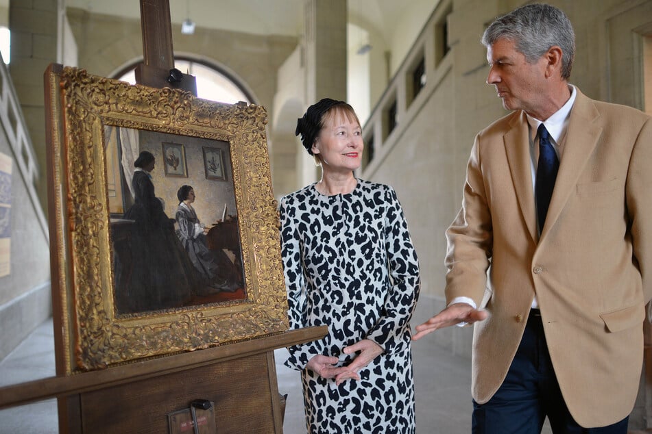 Der Enkel des Bankiers Jakob Goldschmidt, Marc, erhielt 2013 das von den Nazis geraubte Gemälde "Am Klavier" von Ex-Generaldirektorin Ingrid Mössinger (85) zurück.