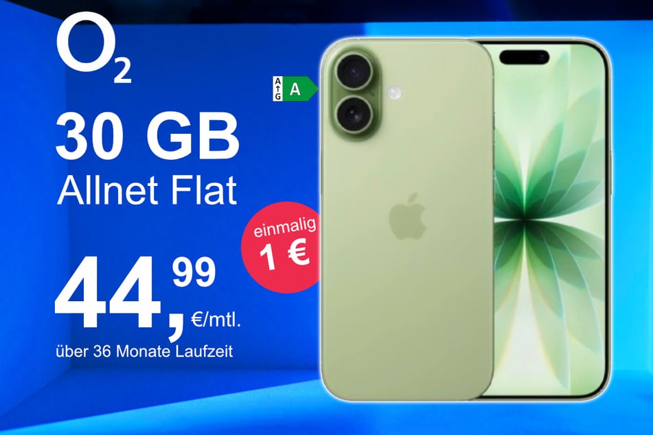 Das neue iPhone 17 inkl. 30 GB Datenvolumen für nur 1 Euro exklusiv bei o2.