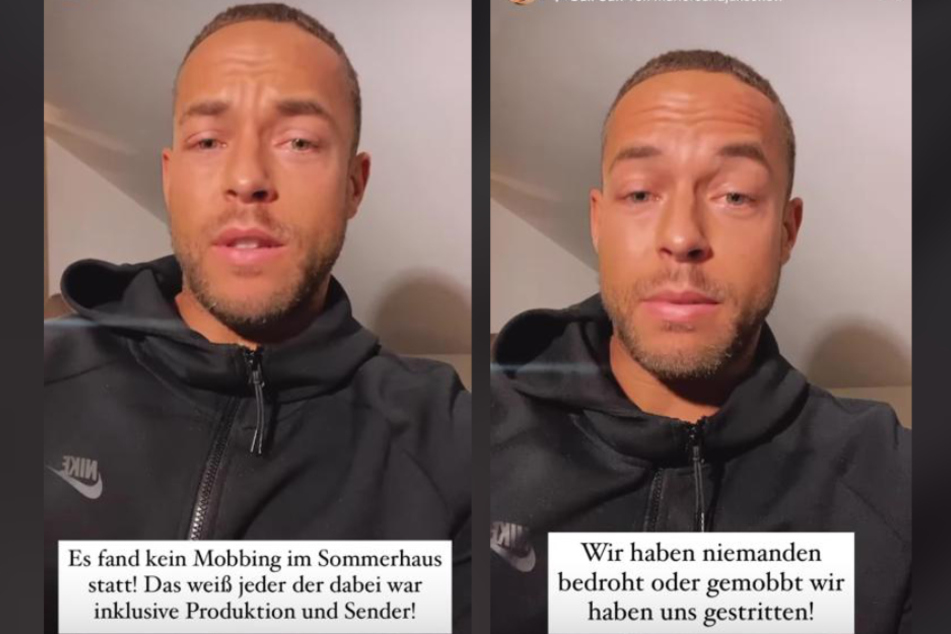 Andrej mangold (33) beteuerte in seiner Instagram-Ansprache, dass im "Sommerhaus" kein Mobbing stattgefunden habe.
