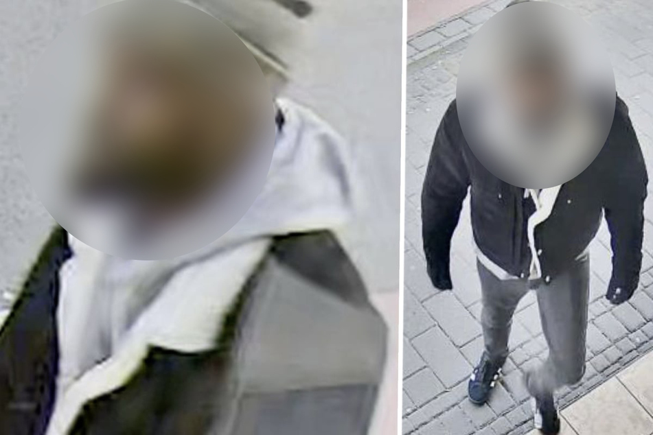 Mit diesen Bildern aus einer Überwachungskamera fahndet die Kölner Polizei nach dem mutmaßlichen Schützen.
