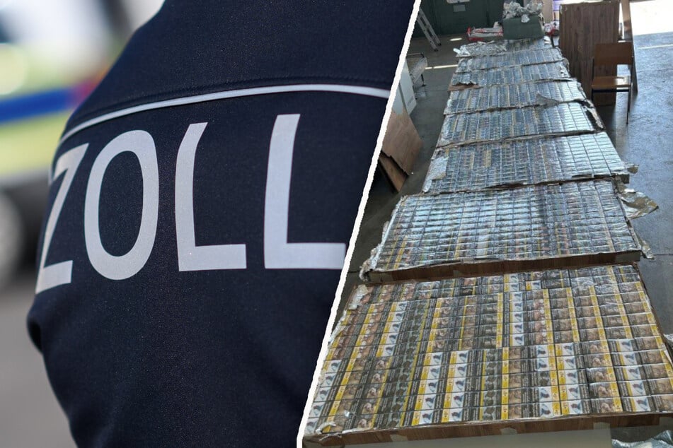 Der Zoll stellte rund 75.000 Zigaretten an der A8 in Schwaben sicher.