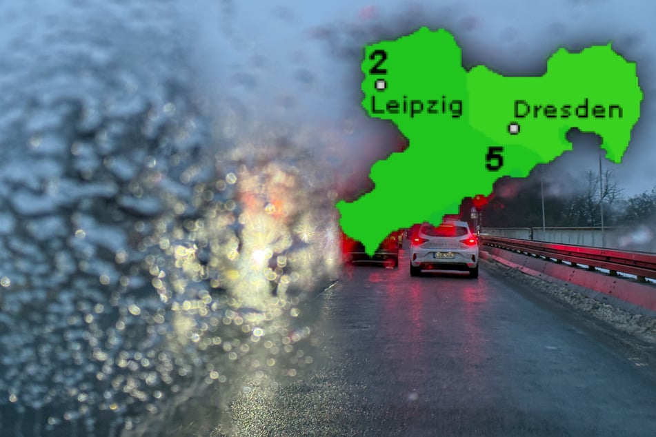 Es taut (mal kurz) in Sachsen: Gefährliche Rutschpartie auf den Straßen