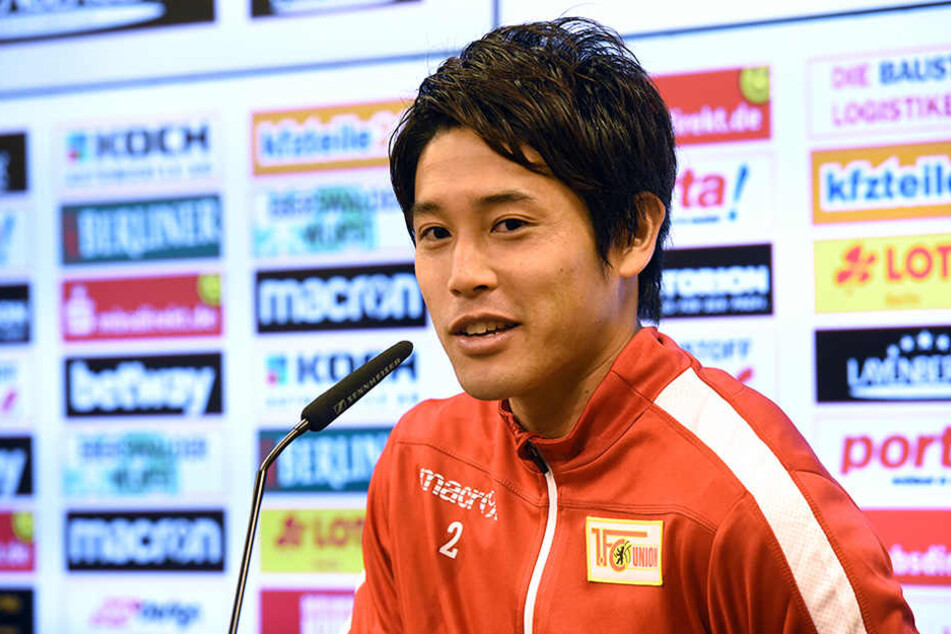 Der japanische Fußballspieler Atsuto Uchida wird als neuer Spieler beim 1. FC Union Berlin vorgestellt.