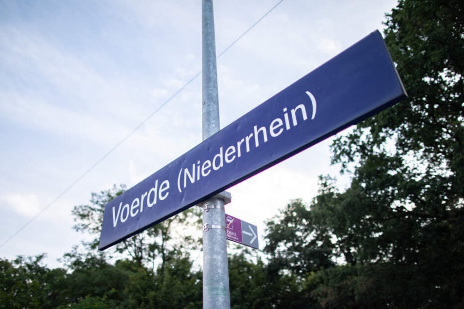 Der Haltepunkt Voerde: Hier schubste der Täter die Frau vor einen einfahrenden Zug.