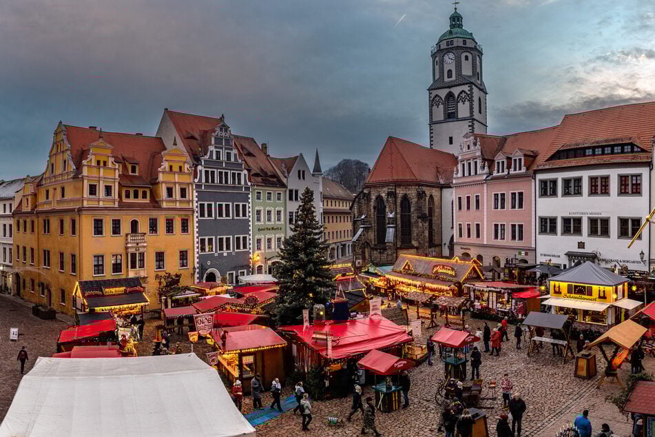 Heute war die offizielle Eröffnung des diesjährigen Weihnachtsmarktes in Meißen.