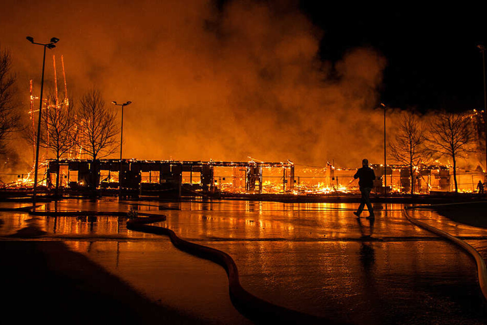 Die Viehauktionshalle brannte 2015 bis auf die Grundmauern nieder.