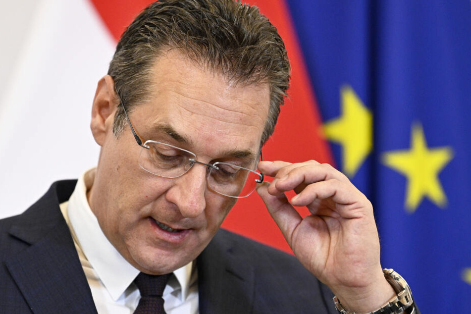 Der gefallene Vize-Kanzler Österreichs, Heinz-Christian Strache.