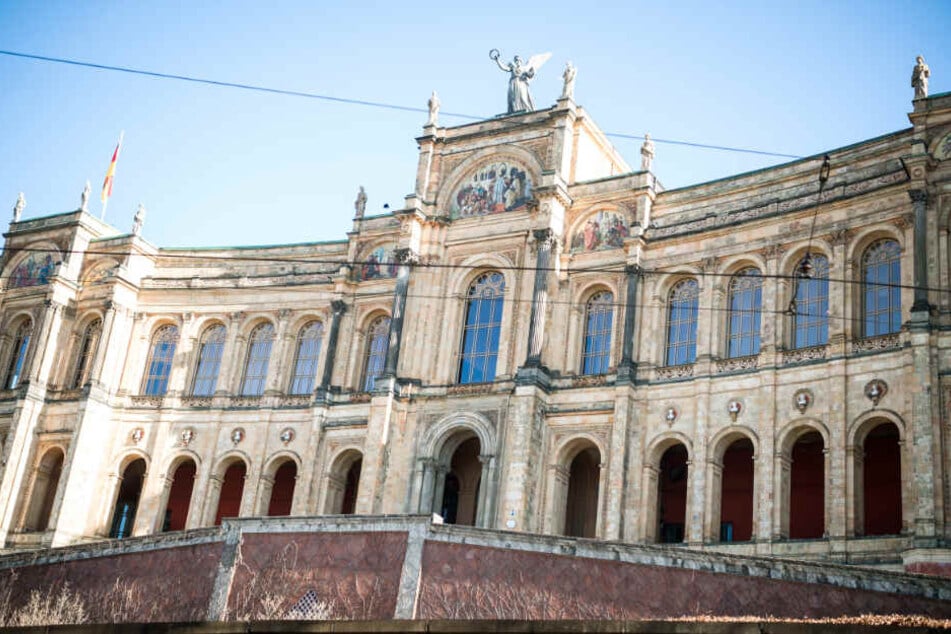 Der bayerische Landtag in München.