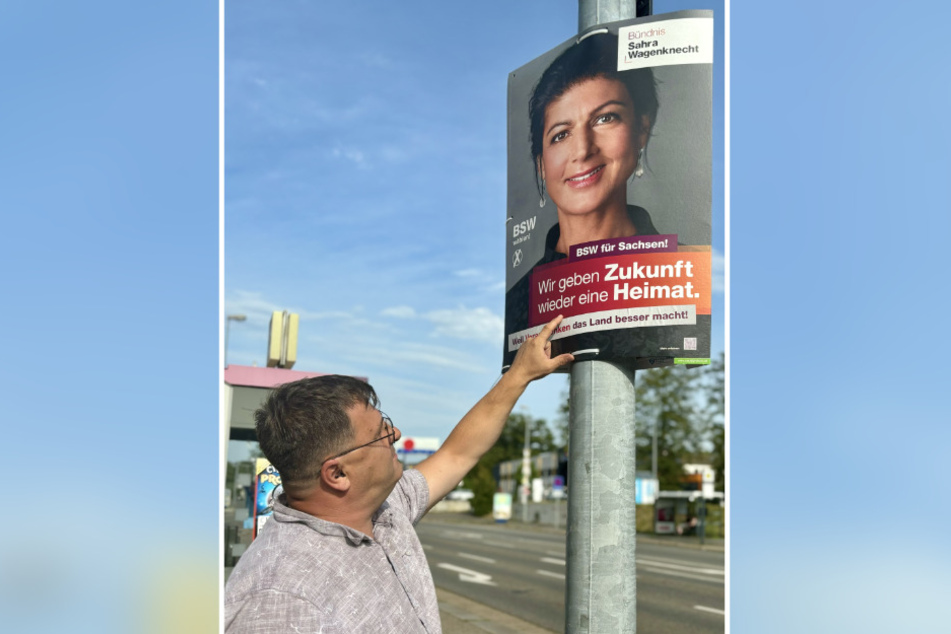 Sahra Wagenknecht überzeugt als das Gesicht der Partei BSW.