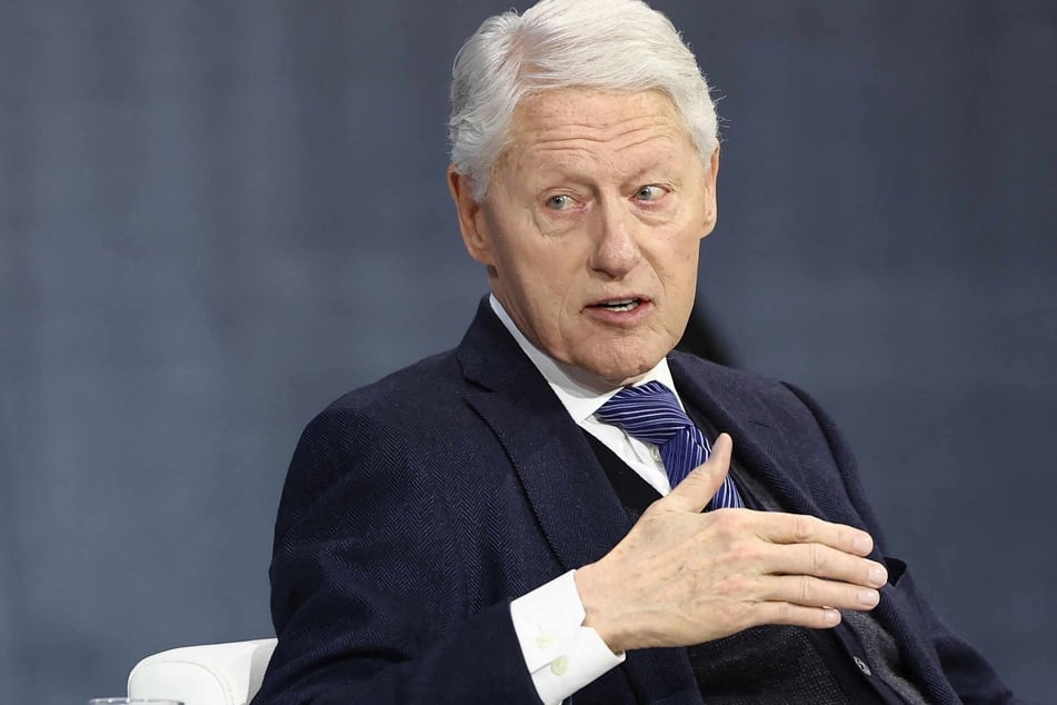 President Donald Trump told law enforcement chiefs Friday to investigate links between Jeffrey Epstein and former President Bill Clinton (pictured.)