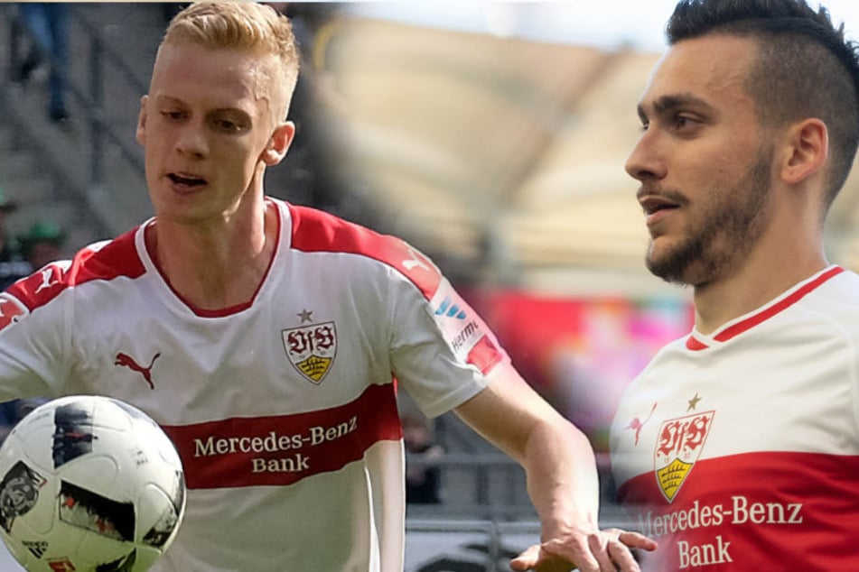 Kehren gegen Augsburg in den VfB-Kader zurück: Timo Baumgartl (l.) und Anastasios Donis (r.). (Fotomontage)