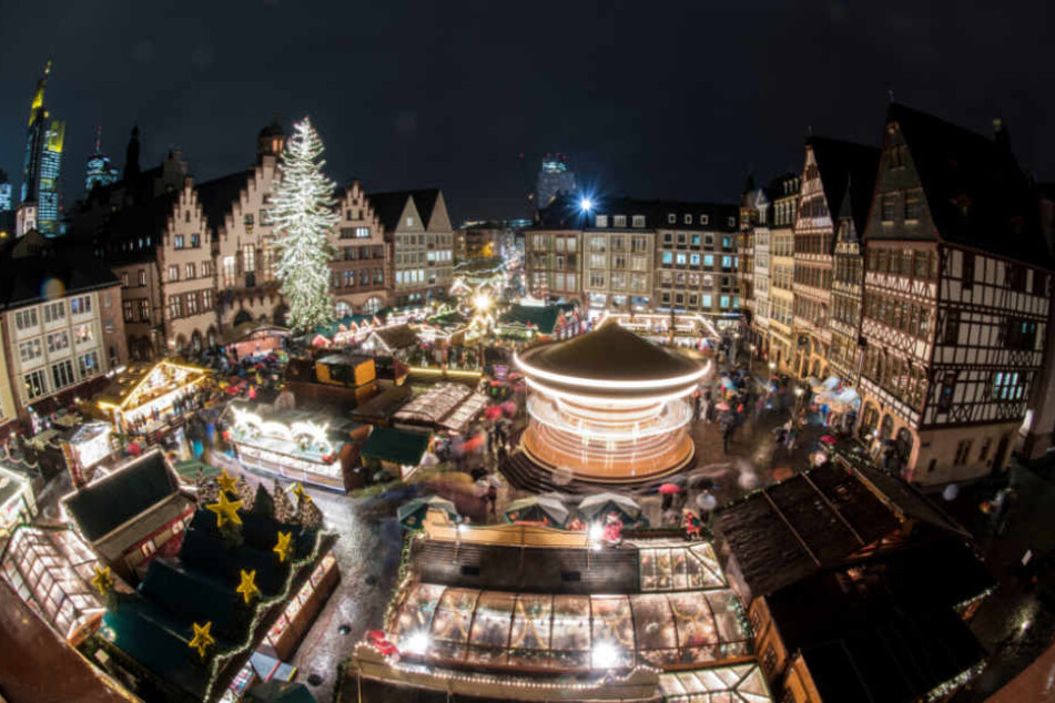 Der Frankfurter Weihnachtsmarkt muss dieses Jahr ein Umsatzminus zum Vorjahr verbuchen.