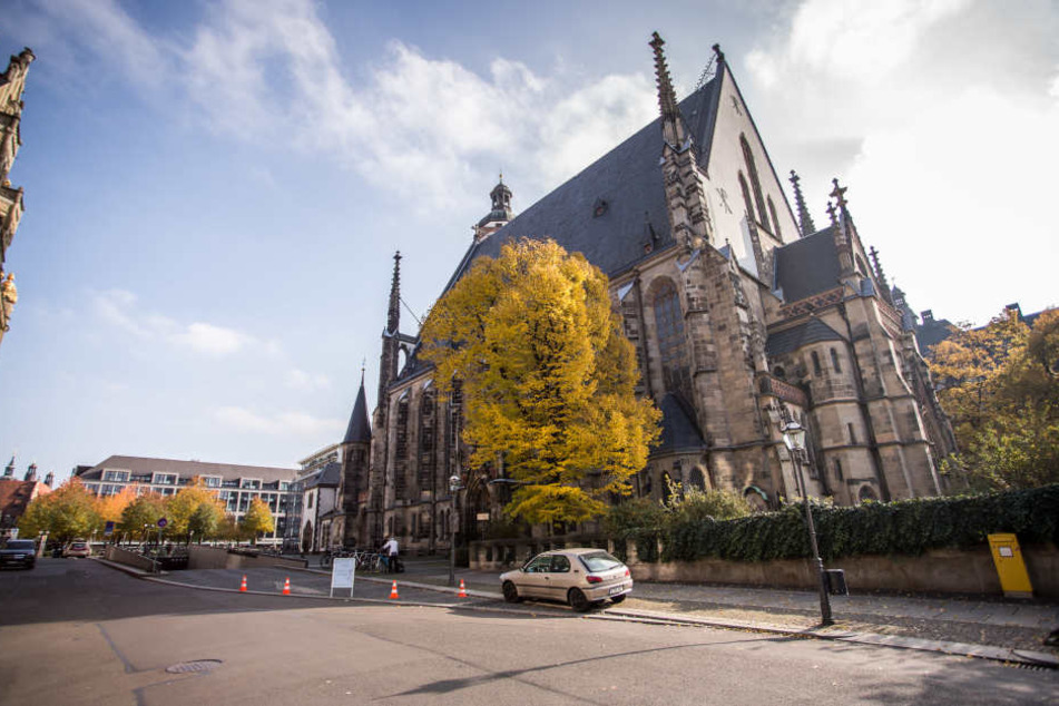 Auf dem Dittrichring wird auf Höhe der Thomaskirche bis zum Neuen Rathaus vom 28. Mai bis 13. Juli gebaut. (Archivbild)