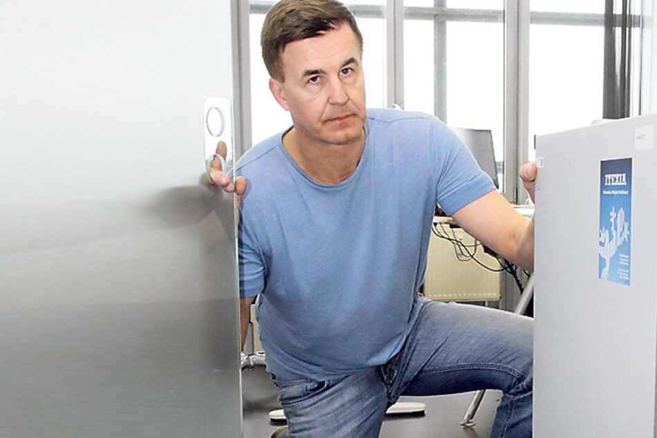 Itexia-Chef Steffen Prasse (52) will, dass der Einbrecher geschnappt wird.
