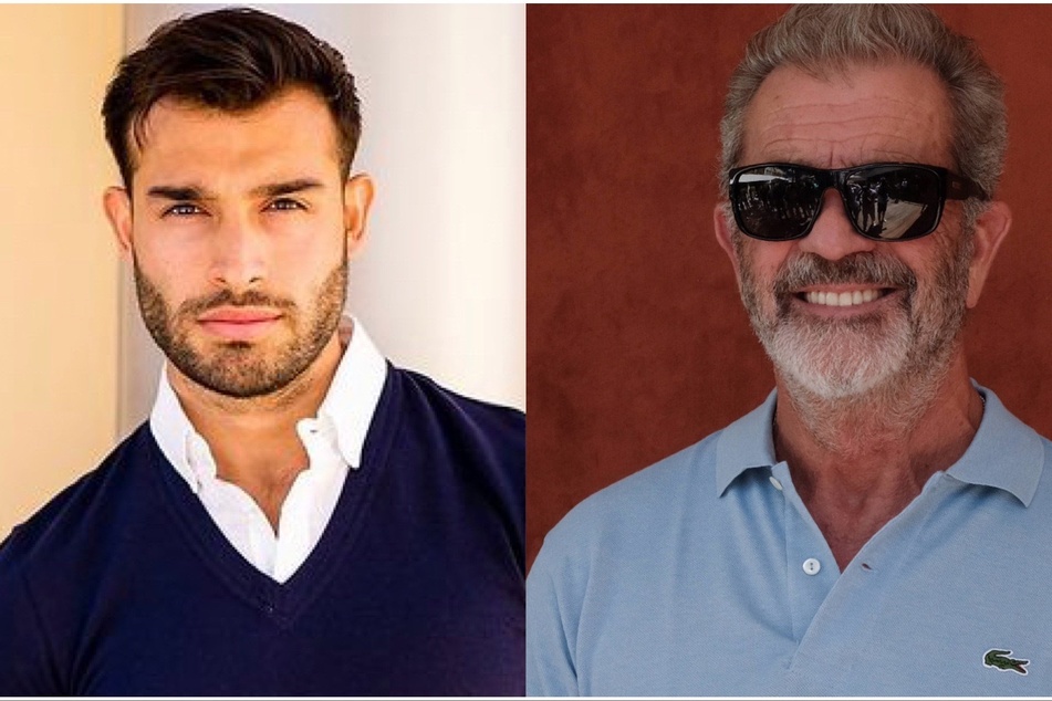 On Tuesday, Deadline confirmed that Sam Asghari (l) has landed a role in Mel Gibson's (r) upcoming film, Hot Seat.