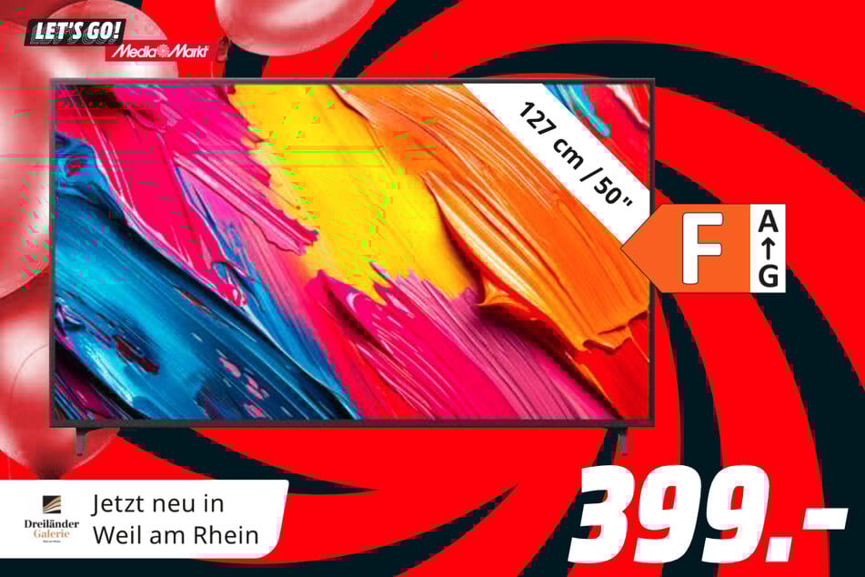 50-Zoll LG-Fernseher 50QNED70A6A
für 399 Euro.