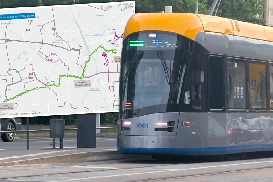 Leipzig: Nach heftigen Schäden wegen Extrem-Hitze: LVB nehmen Betrieb auf, Linie 1 rollt wieder