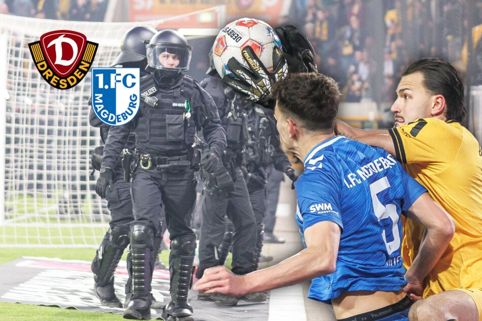 Darum ist der Ost-Kracher Dynamo gegen Magdeburg für die Polizei ein besonderes Spiel