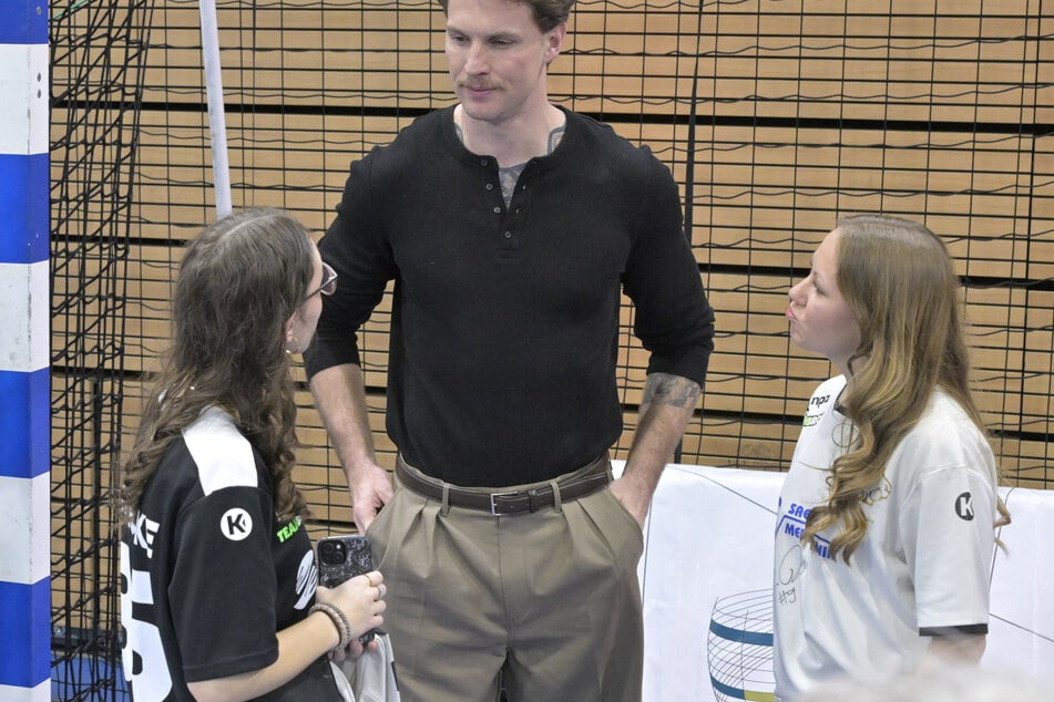 Nils Kretschmer (33) im Rahmen des Jubiläumsspiels am 14. Februar 2026 beim HC Elbflorenz.