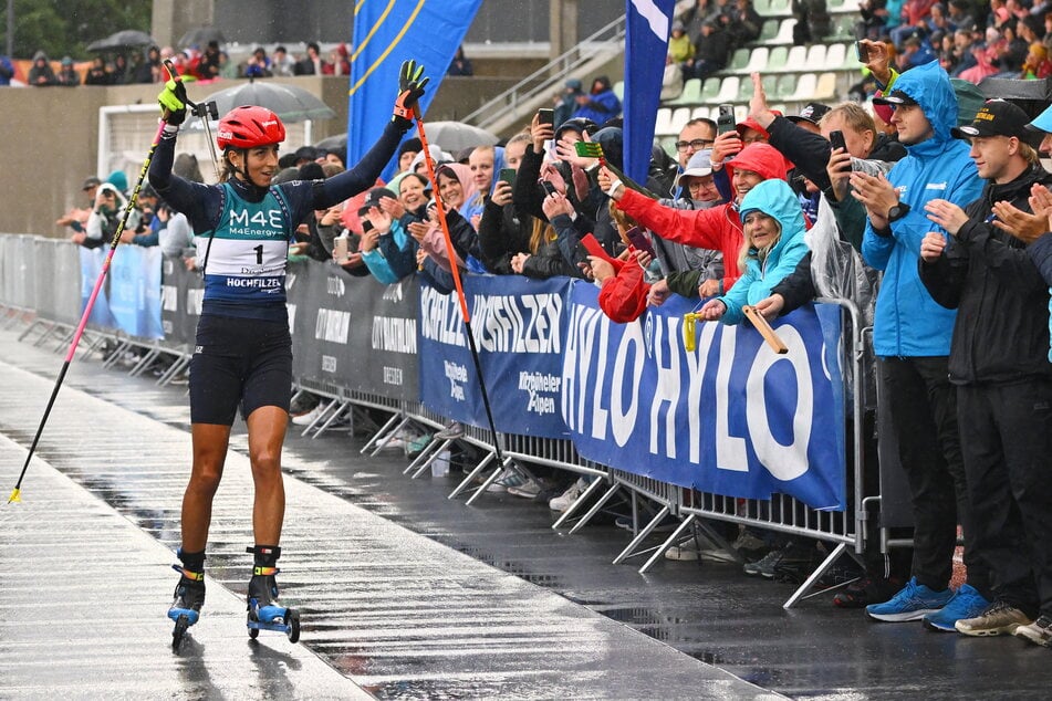 Beim City Biathlon vor rund zwei Monaten war Lisa Vittozzi der Konkurrenz noch überlegen davongelaufen.