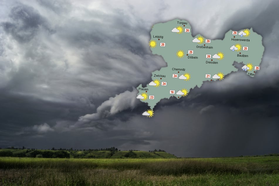 Wetter in Sachsen: Hier kann es am Montag stürmisch werden