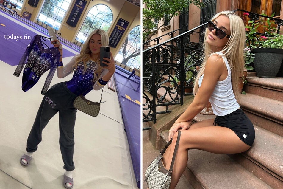 Olivia Dunne shared an exciting new look at her LSU gymnastics fit for the season on social media.