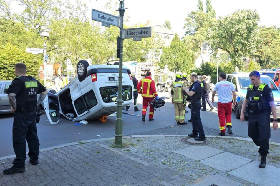 In Charlottenburg-Wilmersdorf hat es am Dienstagnachmittag gekracht.