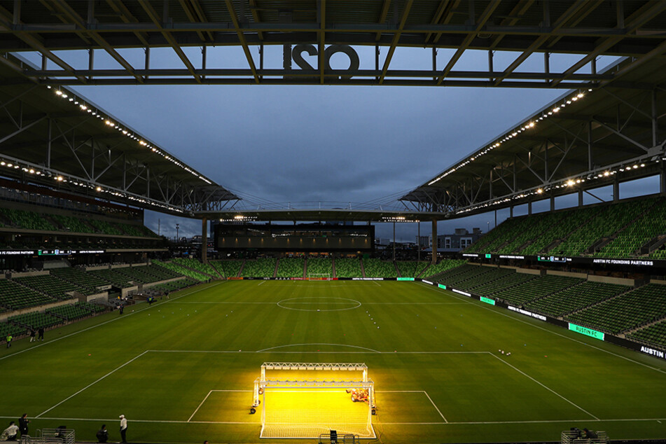 Q2 Stadium prior to fans arrival for Austin FC's match against Sporting Kansas City on November 3 in Austin, Texas.