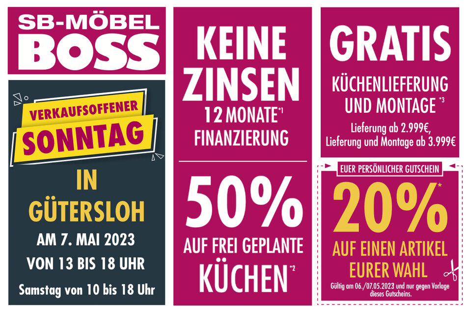 Hier klicken und Coupon für 20 Prozent sichern.