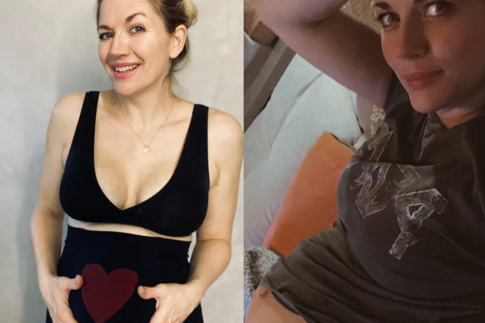 Nina Bott zeigt XXL-Babybauch und verrät lustiges Detail
