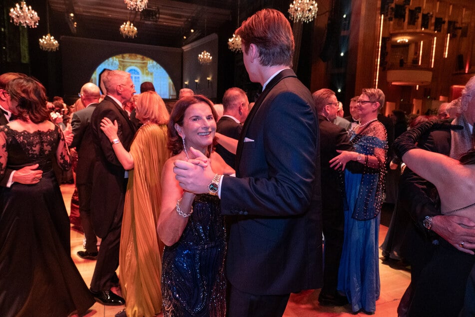 Claudia Obert (65) genoss den Abend sichtlich.