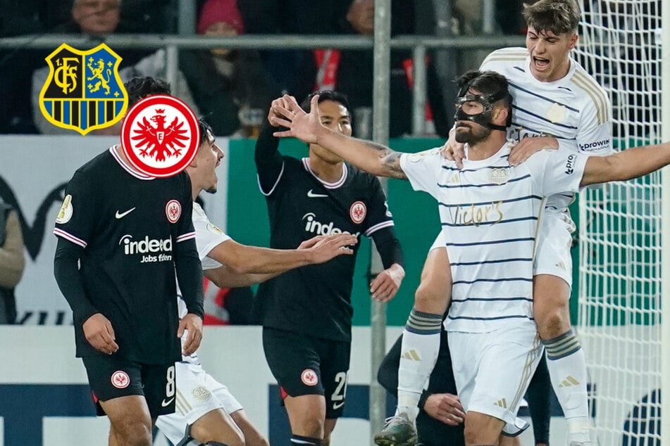 Blitz-Rot bei Pokal-Sensation! Bayern-Schreck Saarbrücken fiedelt Peinlich-Eintracht ab