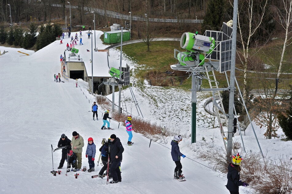 In diesem Winter vorerst gesperrt: Skihang "Rosts Wiesen".