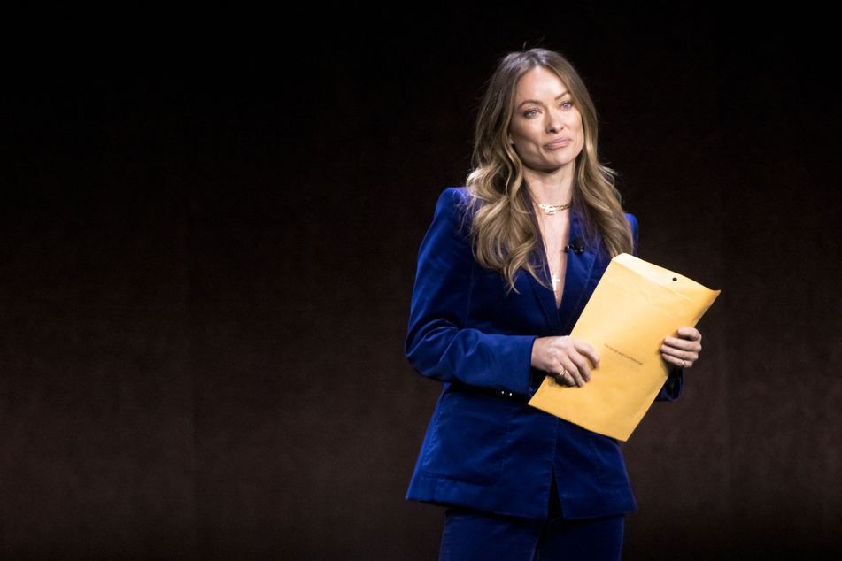 Olivia Wilde spoke about the real victims of her ex-husband's CinemaCon stunt: their two young children.