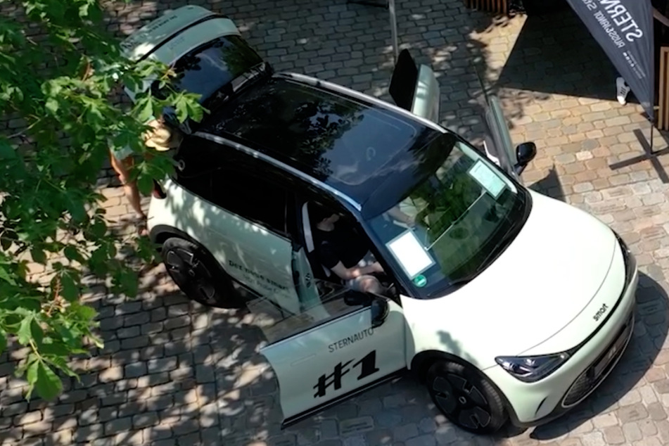 Der erste SUV von smart sieht von oben ziemlich cool aus.
