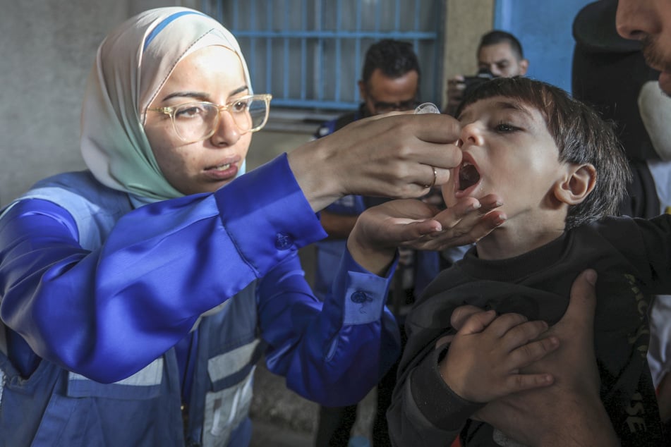 So viele Kinder wie möglich sollen im Gazastreifen gegen Polio geimpft werden.