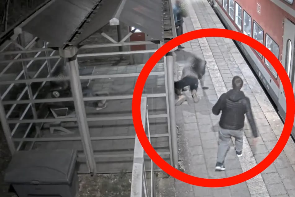 München: Überwachungskamera zeichnet Angriff auf: Wer kennt diesen Schläger?