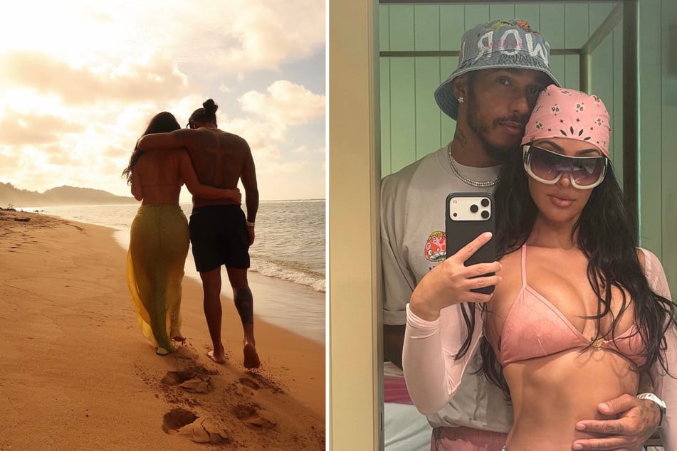 Kim Kardashian (45) und Lewis Hamilton (41) zeigen sich verliebt im Urlaub.