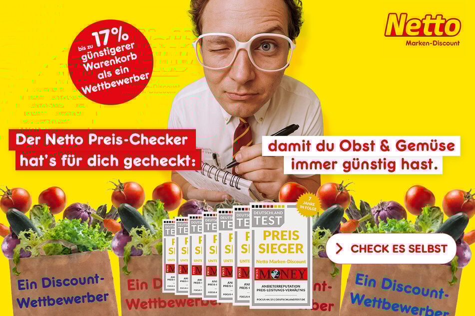 Der Netto Preis-Checker hat für Euch geprüft, wo Obst und Gemüse am günstigsten ist!