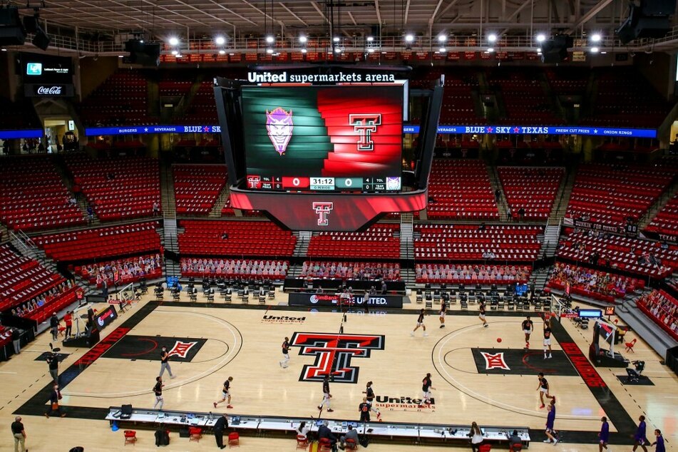 Texas Tech University's basketball arena.