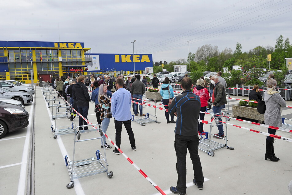 Einkaufszentren und auch IKEA durften wieder öffnen.