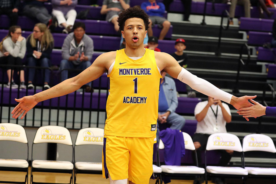 Cade Cunningham, seen here during his playing days in high school, was the first-overall pick in the 2021 NBA Draft on Thursday night.