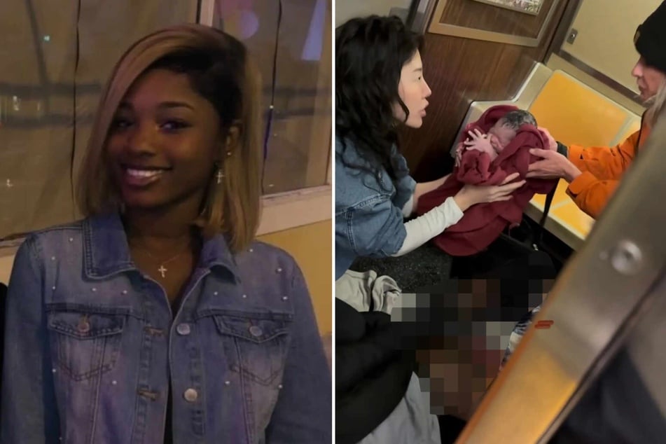 A woman who gave birth on a New York City subway train on Wednesday has been identified as missing Florida resident Jenny Saint Pierre.